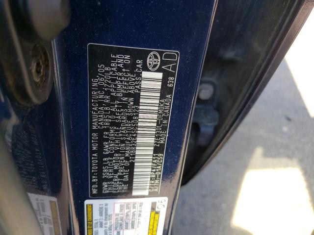 Photo 10 from auction – 2005 TOYOTA COROLLA CE with VIN 2T1BR32E45C508123