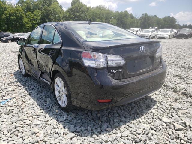 Photo 3 from auction – 2010 LEXUS HS 250H with VIN JTHBB1BA6A2014374