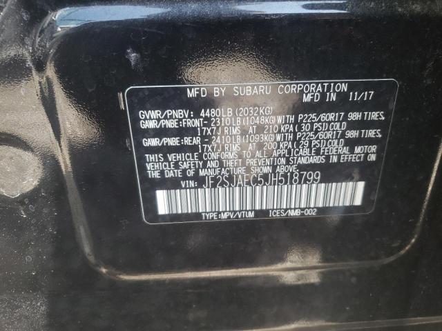 Photo 10 from auction – 2018 SUBARU FORESTER 2 with VIN JF2SJAEC5JH518799