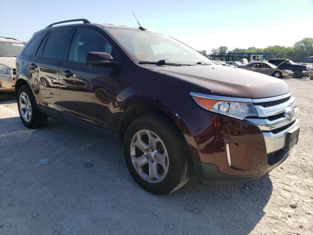 FORD EDGE SEL 2012 with VIN 2FMDK3JC7CBA59471 - Photo from auction