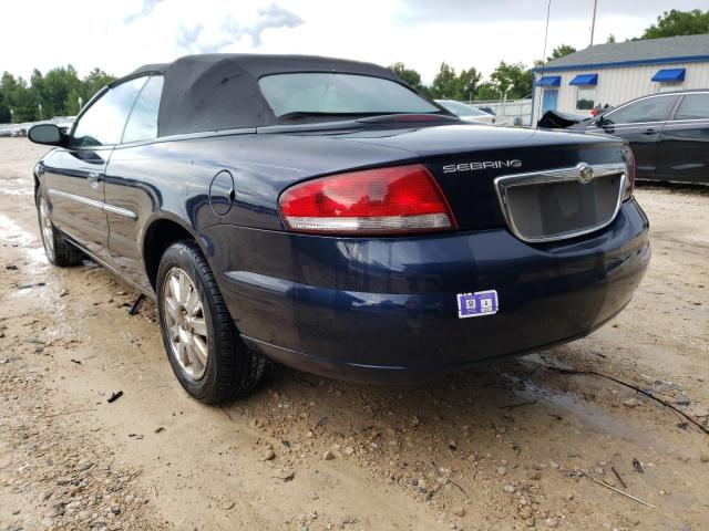Photo 3 from auction – 2004 CHRYSLER SEBRING LI with VIN 1C3EL65R74N201818