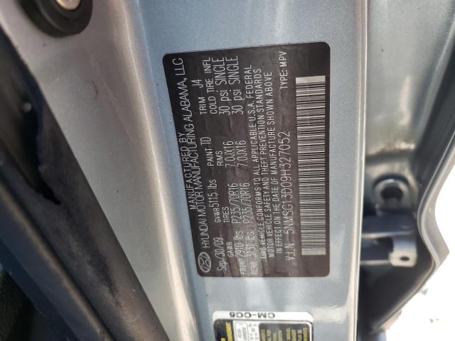 Photo 10 from auction – 2009 HYUNDAI SANTA FE G with VIN 5NMSG13D09H327052
