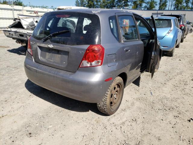 Фото 4 с аукциона – 2008 CHEVROLET AVEO BASE с VIN KL1TD66638B097444