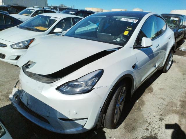 Photo 2 from auction – 2022 TESLA MODEL Y with VIN 7SAYGDEE4NF402285