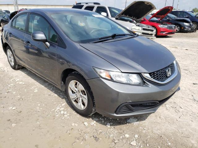 HONDA CIVIC LX 2013 with VIN 19XFB2F51DE037204 - Photo from auction