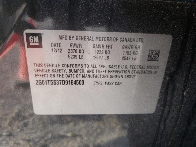 Photo 10 from auction – 2013 CADILLAC XTS PREMIU with VIN 2G61T5S37D9184500