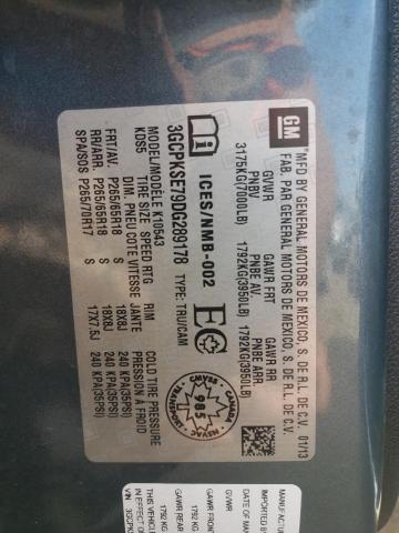 Photo 10 from auction – 2013 CHEVROLET SILVERADO with VIN 3GCPKSE79DG289178