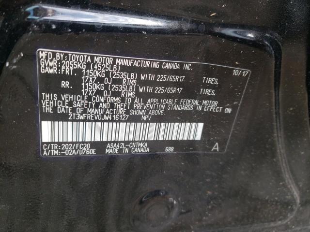 Photo 10 from auction – 2018 TOYOTA RAV4 ADVEN with VIN 2T3WFREV0JW416127