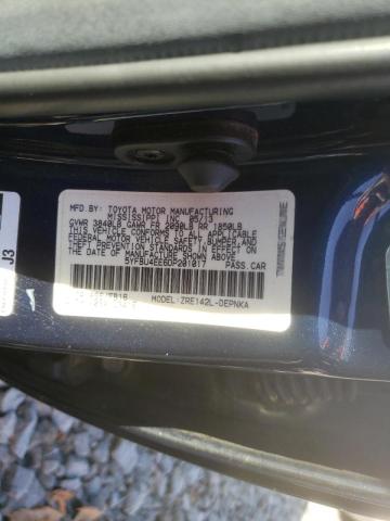 Photo 10 from auction – 2013 TOYOTA COROLLA BA with VIN 5YFBU4EE6DP201017