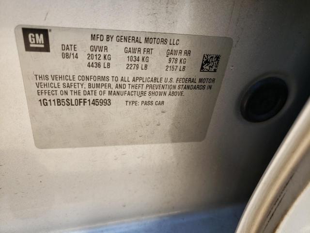 Photo 10 from auction – 2015 CHEVROLET MALIBU with VIN 1G11B5SL0FF145993