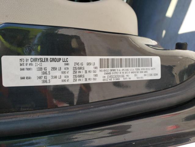 Photo 10 from auction – 2012 DODGE GRAND CARA with VIN 2C4RDGCG6CR201666
