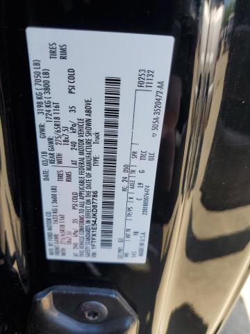 Photo 10 from auction – 2018 FORD F150 SUPER with VIN 1FTFX1E54JKD87786