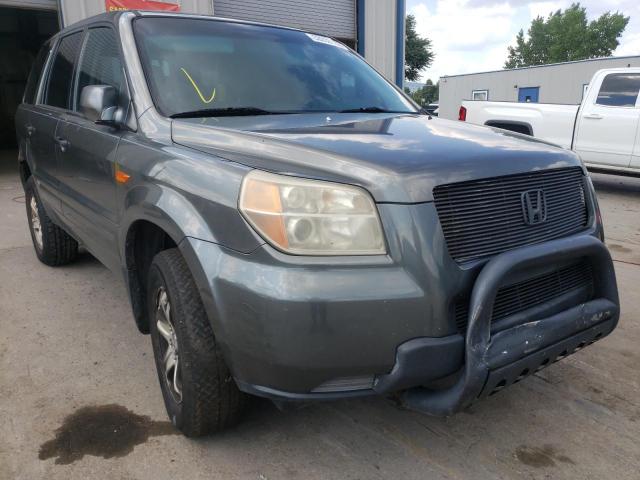 HONDA PILOT LX 2007 with VIN 2HKYF18157H516842 - Photo from auction