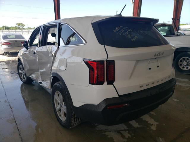 Photo 3 from auction – 2022 KIA SORENTO LX with VIN 5XYRG4LC9NG099208