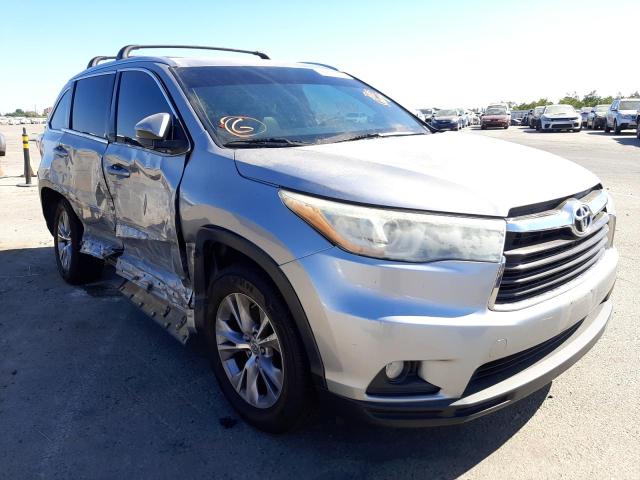 TOYOTA HIGHLANDER 2015 with VIN 5TDKKRFH2FS076653 - Photo from auction