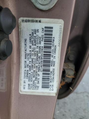 Photo 10 from auction – 1993 TOYOTA COROLLA LE with VIN 2T1AE09E9PC010904