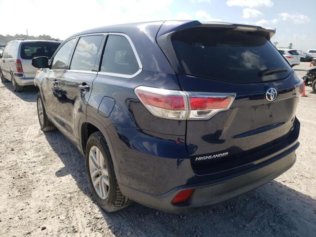 Photo 3 from auction – 2015 TOYOTA HIGHLANDER with VIN 5TDZARFH7FS012545