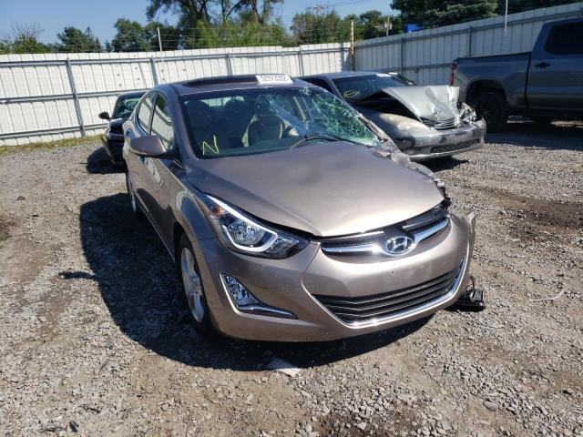 HYUNDAI ELANTRA SE 2016 with VIN 5NPDH4AE5GH763205 - Photo from auction