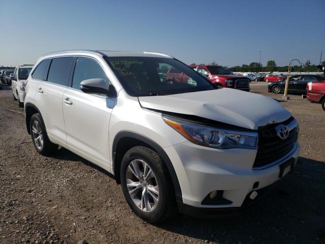 TOYOTA HIGHLANDER 2015 with VIN 5TDJKRFH4FS099010 - Photo from auction