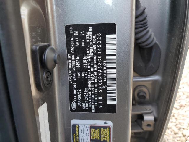 Photo 10 from auction – 2012 KIA OPTIMA SX with VIN 5XXGR4A68CG045026