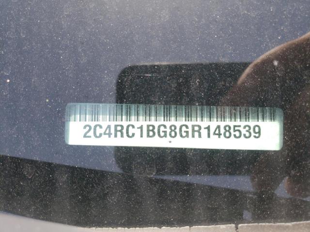 Photo 10 from auction – 2016 CHRYSLER TOWN & COU with VIN 2C4RC1BG8GR148539