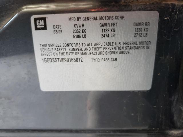 Photo 10 from auction – 2009 CADILLAC CTS HI FEA with VIN 1G6DS57V090165072