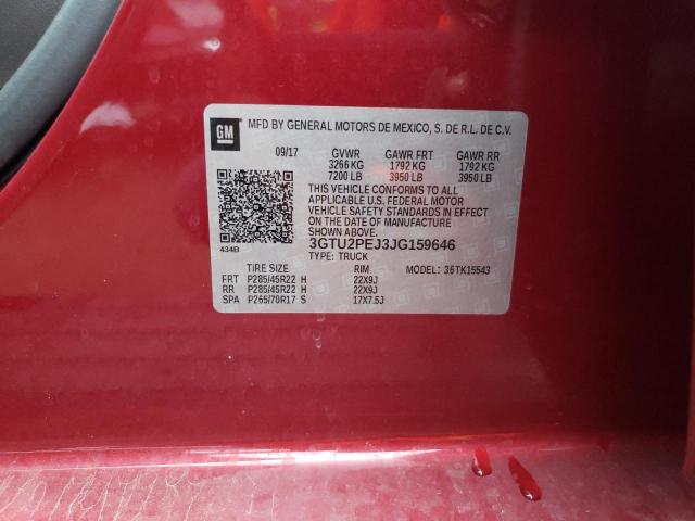 Photo 10 from auction – 2018 GMC SIERRA K15 with VIN 3GTU2PEJ3JG159646