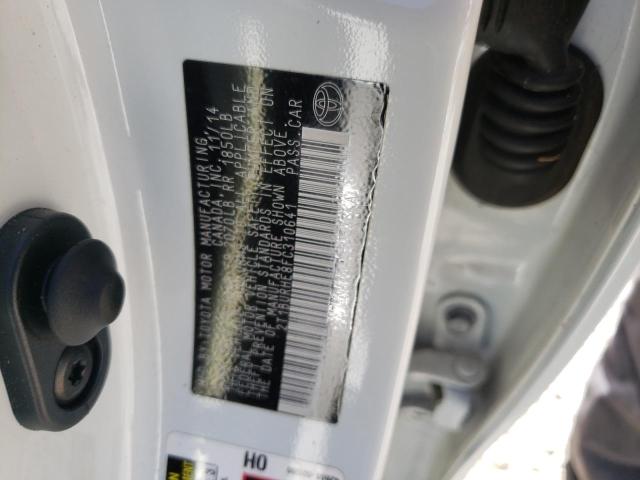 Photo 10 from auction – 2015 TOYOTA COROLLA L with VIN 2T1BURHE8FC310641