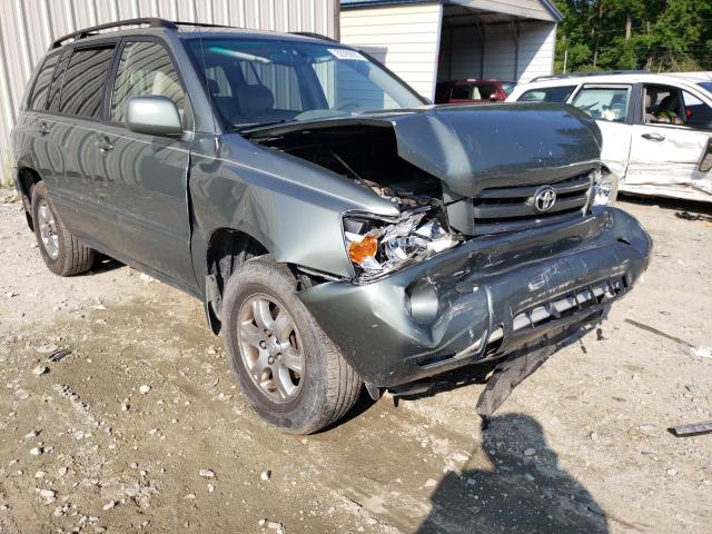 TOYOTA HIGHLANDER 2004 with VIN JTEEP21A240052476 - Photo from auction