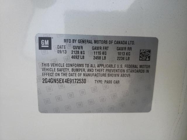 Photo 10 from auction – 2014 BUICK REGAL PREM with VIN 2G4GN5EX4E9172530