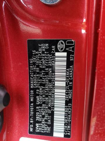 Photo 10 from auction – 2016 TOYOTA COROLLA L/ with VIN 2T1BURHE8GC742664