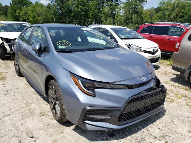 TOYOTA COROLLA SE 2022 with VIN 5YFS4MCE5NP110454 - Photo from auction
