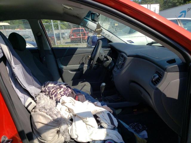 Photo 5 from auction – 2007 KIA RIO BASE with VIN KNADE123776216609