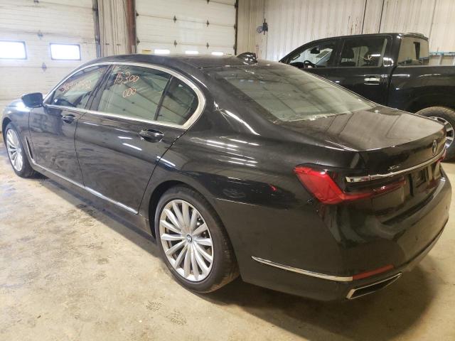 Photo 3 from auction – 2022 BMW 740 XI with VIN WBA7T4C08NCH60532
