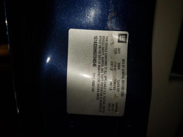 Photo 10 from auction – 2009 CHEVROLET COBALT LS with VIN 1G1AS58H697248546
