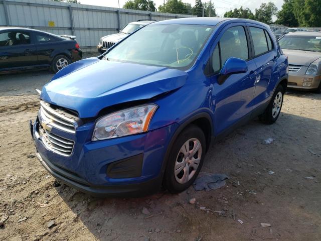 Photo 2 from auction – 2015 CHEVROLET TRAX LS with VIN KL7CJKSBXFB213391