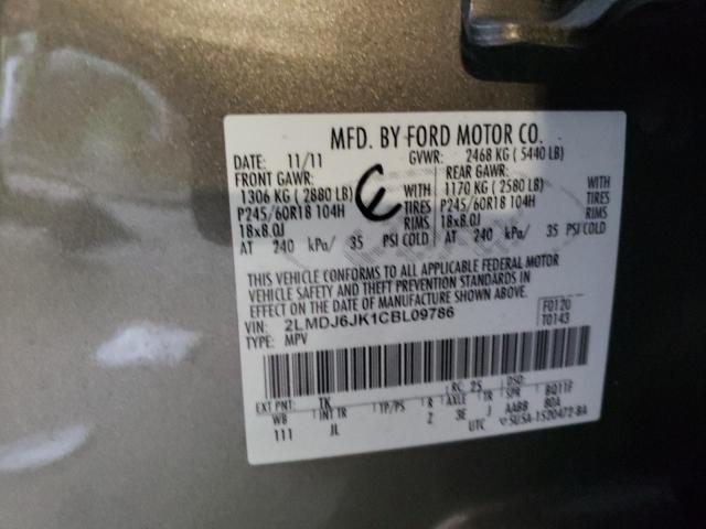 Photo 10 from auction – 2012 LINCOLN MKX with VIN 2LMDJ6JK1CBL09786