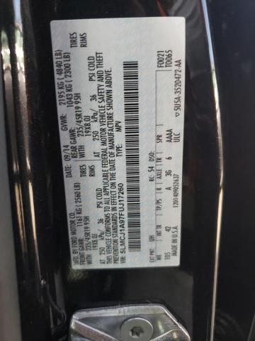 Photo 10 from auction – 2015 LINCOLN MKC with VIN 5LMCJ1A97FUJ17260