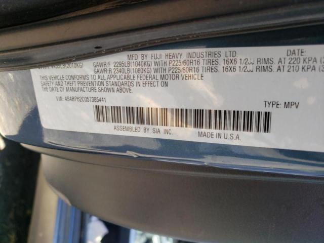 Photo 10 from auction – 2005 SUBARU LEGACY OUT with VIN 4S4BP62C057385441