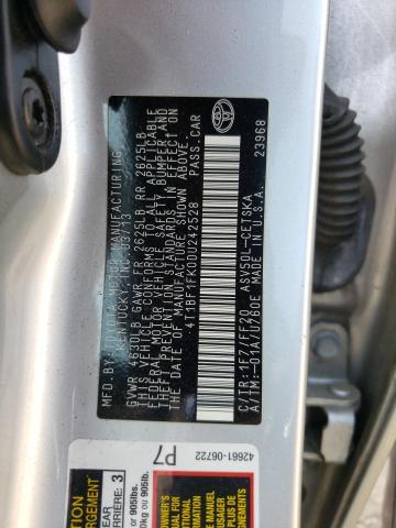 Photo 10 from auction – 2013 TOYOTA CAMRY L with VIN 4T1BF1FK0DU242528