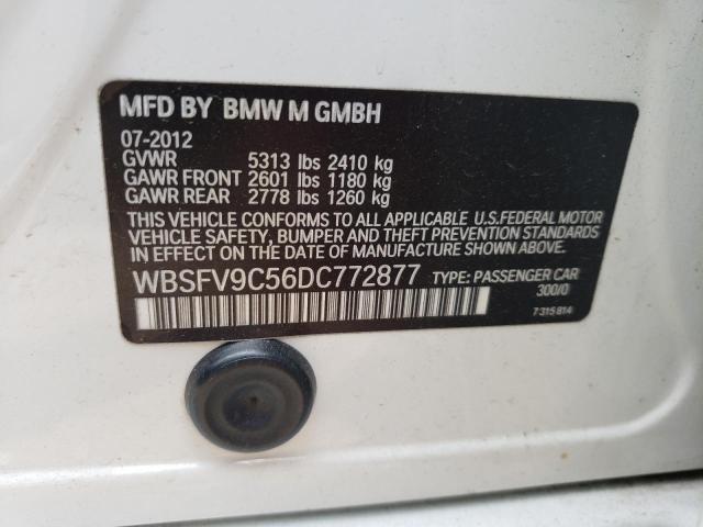 Photo 10 from auction – 2013 BMW M5 with VIN WBSFV9C56DC772877