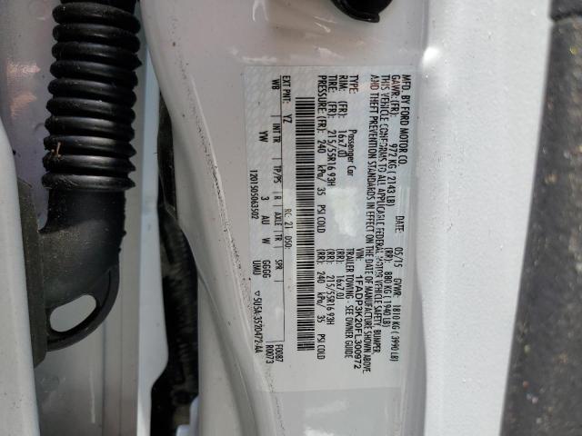 Photo 10 from auction – 2015 FORD FOCUS SE with VIN 1FADP3K20FL300972