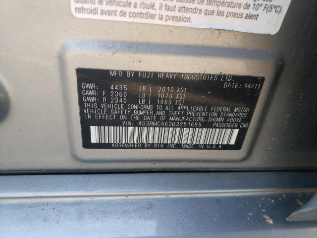 Photo 10 from auction – 2011 SUBARU LEGACY 2.5 with VIN 4S3BMCA62B3251685