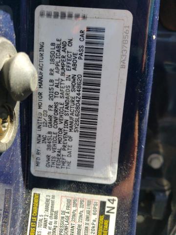 Photo 10 from auction – 2004 PONTIAC VIBE with VIN 5Y2SL62804Z448620