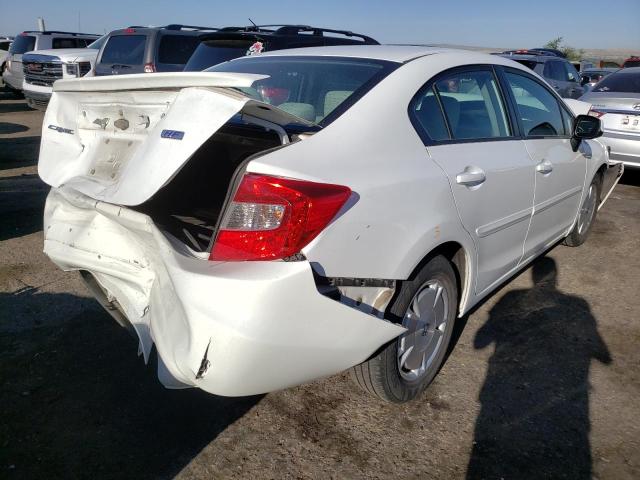 Photo 4 from auction – 2012 HONDA CIVIC HF with VIN 2HGFB2F68CH556487