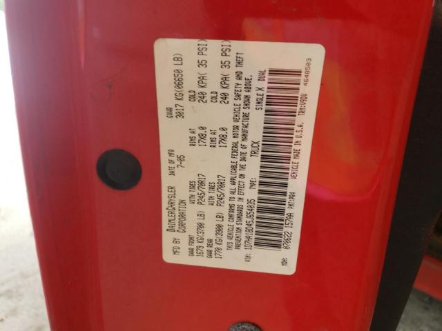 Photo 10 from auction – 2005 DODGE RAM 1500 S with VIN 1D7HA18D45J654035