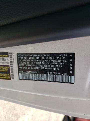 Photo 10 from auction – 2011 VOLKSWAGEN GOLF with VIN WVWAA7AJ7BW095027