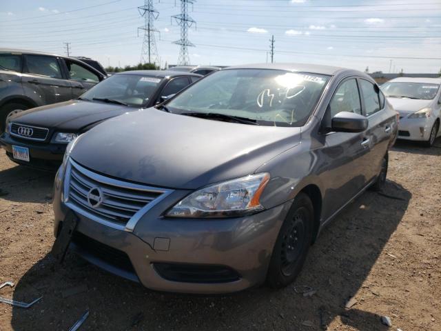 Photo 2 from auction – 2015 NISSAN SENTRA S with VIN 3N1AB7AP1FY246639