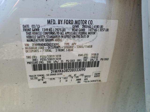 Photo 10 from auction – 2013 FORD FLEX LIMIT with VIN 2FMHK6D82DBD33090