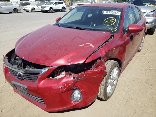 Photo 2 from auction – 2012 LEXUS CT 200 with VIN JTHKD5BH9C2119735